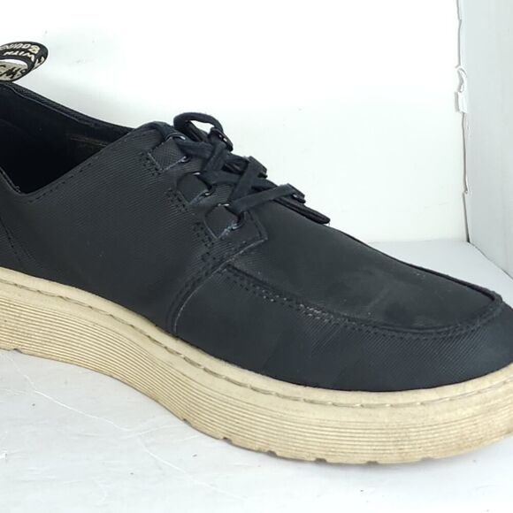 Dr. Martens Men\'s Walden US 10 Black Canvas Lace-Up Casual Oxford Shoes main image 16